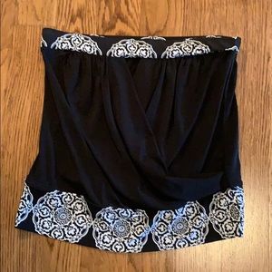 WHBM strapless top small